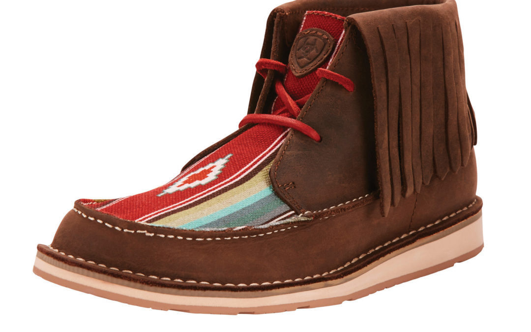 Ariat® Palm Brown/Indian Saddle Blanket Cruiser Fringe