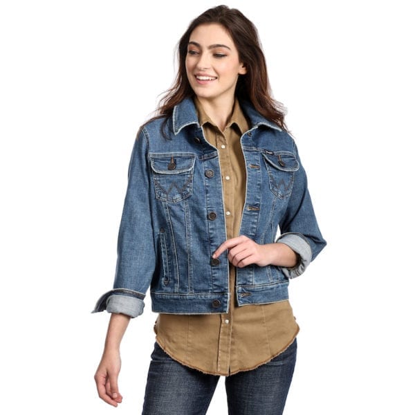 wrangler denim jacket ladies