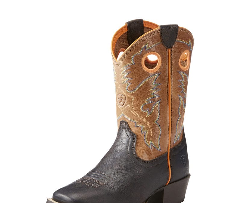 Ariat® Dark Java / Light Saddle Kid’s Roughstock