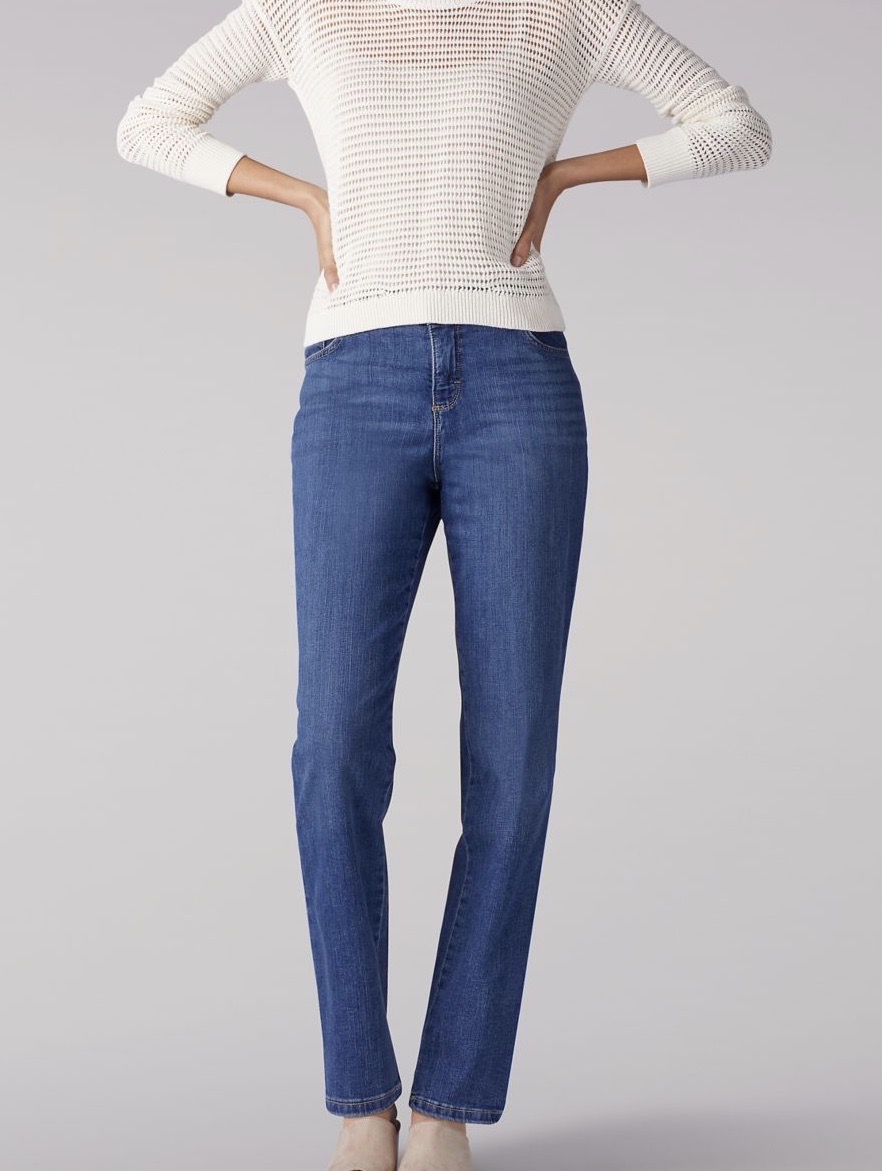 Women's Instantly Slims Relaxed Fit Straight Leg Jean