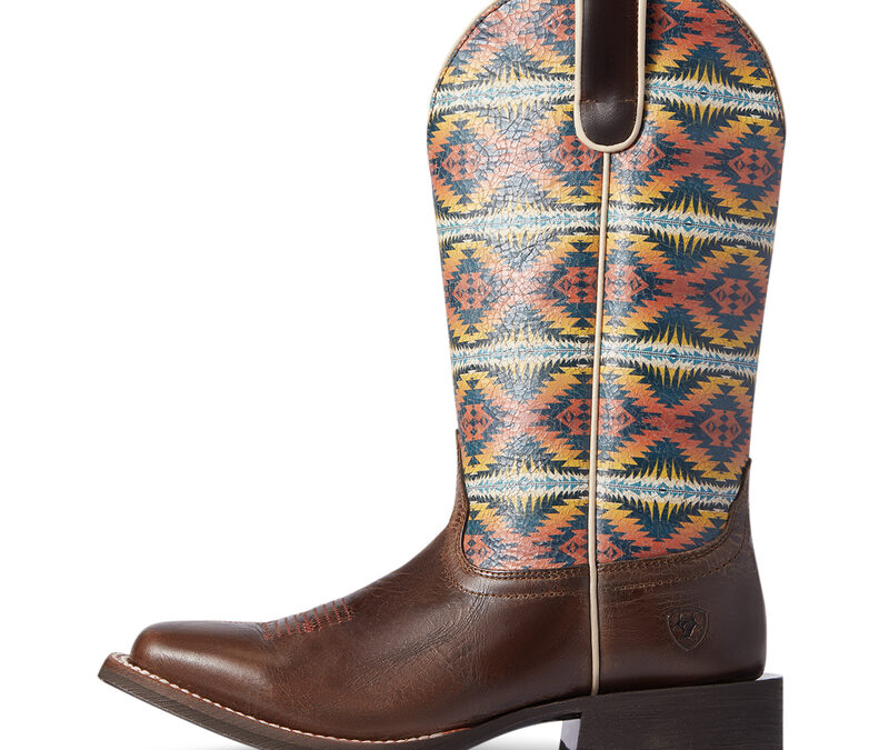 Ariat® Crackled Cafe/Night Dance Pendleton Circuit Savanna Women’s Western Boot