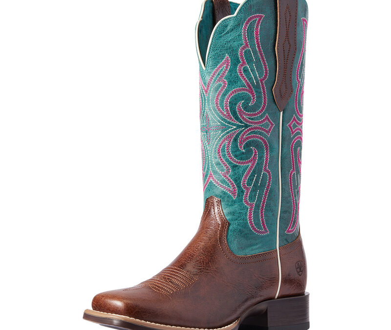 Ariat® Barrel Brown/Antique Teal Primera StretchFit Women’s Boot