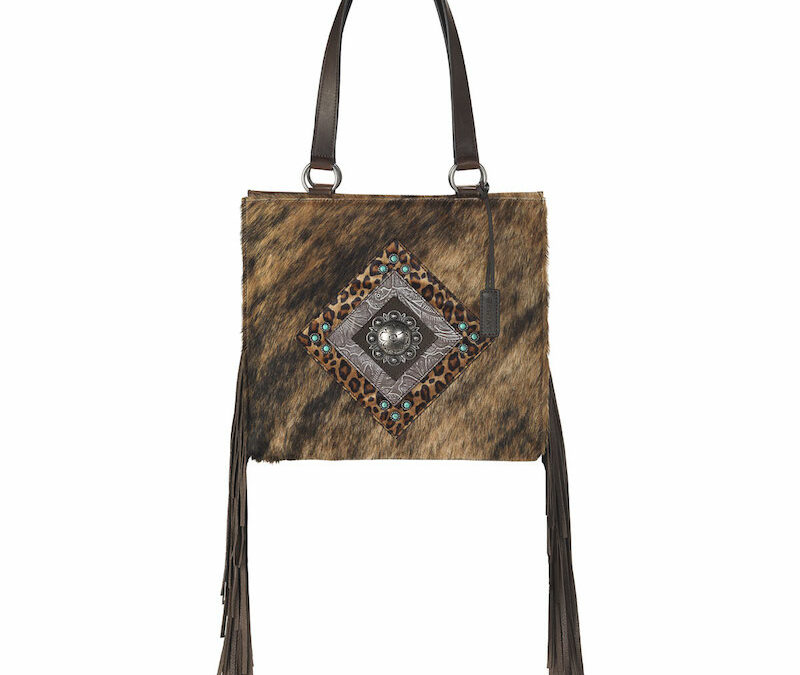 Ariat® Brown Cowhide Nashville Tote