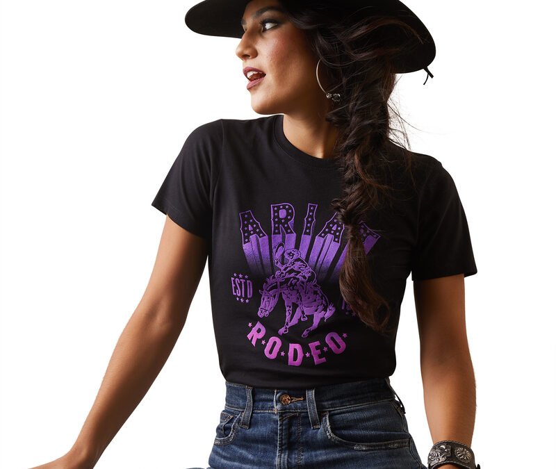 Ariat® Black Ariat Vintage Rodeo SS Women’s T-Shirt