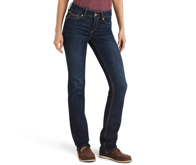 Ariat® Midnight R.E.A.L. Greta Perfect Rise Straight Leg Women’s Jean