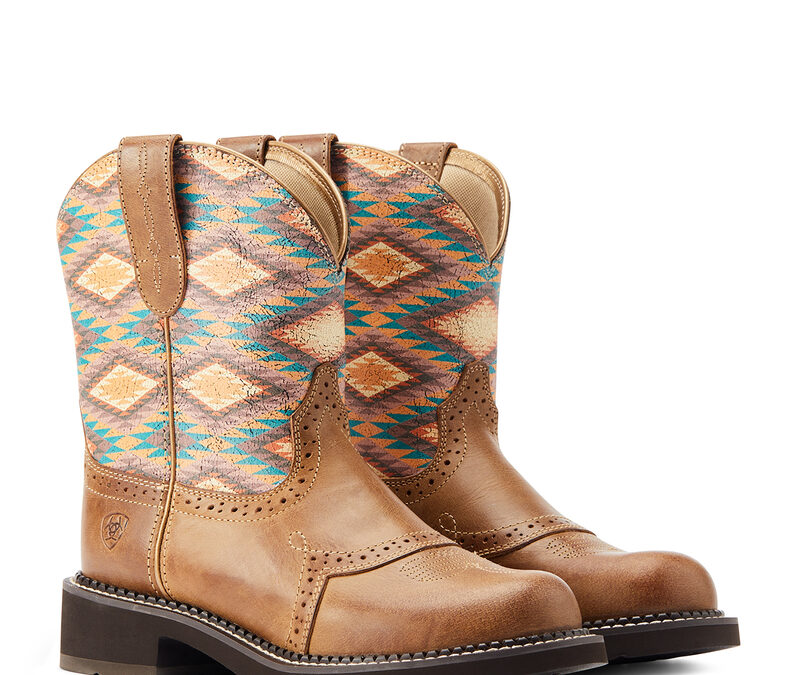 Ariat® Coastal Tan/Aztec Blanket Fatbaby® Heritage Farrah Women’s Boots