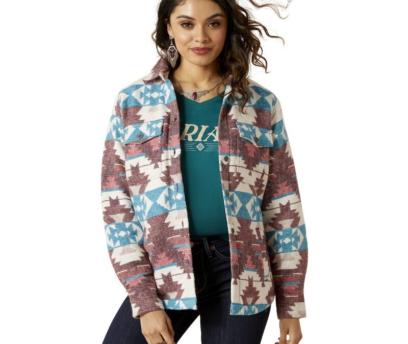 Ariat® Baja Jacquard Shacket Women’s Shirt Jacket