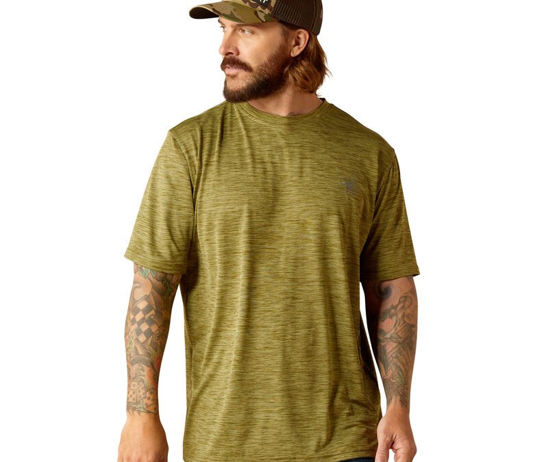 Ariat® Men’s Cotton Sage Charger Basic T-Shirt